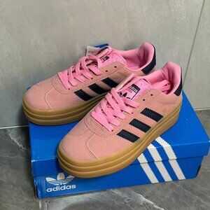 adidas Originals Gazelle Indoor W Bliss Pink Purple Gum Women Casual Shoe